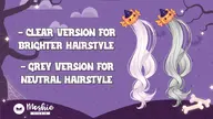 artist:moshiedraws asset customizable hair hair_accessory halloween live2d pumpkin twintails // 780x439 // 237KB