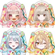 animal_ears artist:yucommission asset button carrot clothes easter easter_egg egg hoodie pajamas png rabbit shirt tos:commercial_use_prohibited tos:credit_optional tos:like_required tos:modification_allowed tos:redistribution_prohibited tos:repost_required twitter_material with_arms // 360x360 // 50KB
