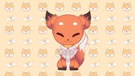animal artist:goomiiu chibi fox live2d tos:credit_required vtuber_model // 1280x720 // 692KB