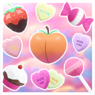 3d artist:dariruupom91049 asset candy chalk_candy cupcake food fruit heart lollipop lowpoly peach strawberry throwable tos:credit_required tos:resale_prohibited valentines_day // 780x780 // 434KB