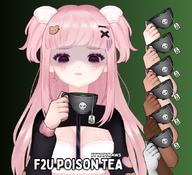 artist:napdraws asset drink pattern png skull tea tea_cup tos:modification_only_color with_arms // 667x608 // 348KB