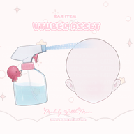 animal animated artist:littlemewn asset live2d mascot octopus spray_bottle tos:redistribution_prohibited tos:resale_prohibited water // 780x780 // 157KB