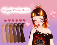 artist:rabid_hound asset candy food heart lollipop png tos:credit_required valentines_day with_arms // 432x345 // 140KB