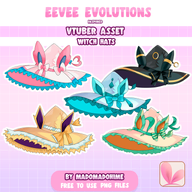animal_ears artist:mado_hime asset character:eevee_(pokemon) character:espeon_(pokemon) character:flareon_(pokemon) character:glaceon_(pokemon) character:jolteon_(pokemon) character:leafon_(pokemon) character:sylveon_(pokemon) character:umbreon_(pokemon) character:vaporeon_(pokemon) clothes halloween hat png series:pokemon witch_hat // 780x780 // 342KB