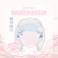 angel_wings animal_ears artist:littlemewn asset beanie clothes hat live2d moon rabbit star tos:redistribution_prohibited tos:resale_prohibited // 780x780 // 215KB