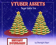 artist:starlightakari asset christmas christmas_tree cookie icing png sprinkles sugar_cookie tos:modification_prohibited tos:redistribution_prohibited // 780x624 // 527KB