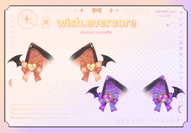 animal_ears artist:wishevercore asset bat_wings bow cat halloween heart pattern png spider_web tos:credit_required tos:modification_allowed // 780x542 // 191KB