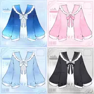 artist:wishevercore asset bow clothes frills jacket pattern png shirt star tos:credit_required tos:modification_allowed // 1560x1556 // 177KB