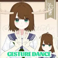 animated antler arms artist:kyokistudio dance_template deer greenscreen series:shikanoko_nokonoko_koshitantan // 1024x1024 // 220KB