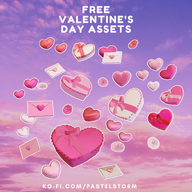 3d artist:pastelstorm bow chocolate_box fbx flower heart love_letter pillow rose throwable tos:resale_prohibited valentines_day // 780x780 // 731KB
