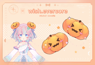 artist:wishevercore asset hair_pin halloween has_face png pumpkin tos:credit_required tos:modification_allowed // 780x542 // 231KB