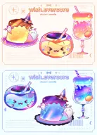 artist:wishevercore asset drink foam food ghost halloween png pudding straw tos:commercial_use_allowed tos:credit_required tos:modification_allowed witch_hat // 780x1084 // 98KB