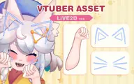 animal_ears artist:marinki asset cat gesture gesture:cat_pose live2d neon tos:credit_required tos:resale_prohibited whiskers with_arms // 780x489 // 224KB
