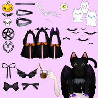 artist:misumurasaki asset_collection customizable customizable_skin gif halloween live2d // 1000x1000 // 594KB