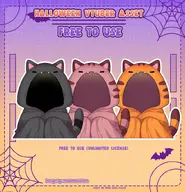 animal_ears artist:mado_hime asset cat clothes halloween hoodie pattern png psd tail tos:credit_required // 780x809 // 197KB