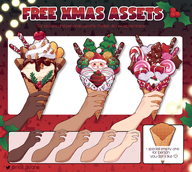 artist:neillayane asset_collection chocolate christmas cone cookie food ice_cream png sprinkles tos:commercial_use_prohibited tos:credit_optional tos:modification_prohibited tos:redistribution_prohibited with_arms // 780x699 // 548KB