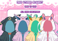 animal_ears artist:mado_hime asset blanket bow character:eevee_(pokemon) character:espeon_(pokemon) character:flareon_(pokemon) character:glaceon_(pokemon) character:jolteon_(pokemon) character:leafeon_(pokemon) character:sylveon_(pokemon) character:umbreon_(pokemon) character:vaporeon_(pokemon) clothes hoodie png series:pokemon // 780x557 // 261KB
