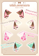 animal_ears artist:wishevercore asset bell bow candy cat chocolate chocolate_chip mint pattern png raspberry strawberry tos:credit_required tos:modification_allowed // 780x1122 // 420KB