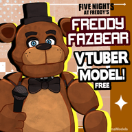 animatronic artist:paimamodels bear character:freddy_fazbear_(five_nights_at_freddys) furry live2d series:five_nights_at_freddys tos:credit_required vtuber_model // 780x780 // 470KB