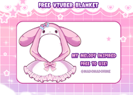 animal_ears artist:mado_hime asset blanket bow character:my_melody_(sanrio) clothes frills halloween png rabbit series:sanrio tos:credit_required // 780x557 // 221KB
