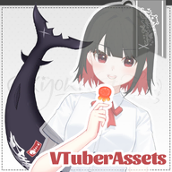 artist:kyokistudio asset character:ellen_joe_(zenloss_zone_zero) childrens_day food live2d lollipop series:zenloss_zone_zero shark tail with_arms // 780x780 // 352KB