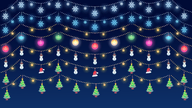 artist:goomiiu asset bunting christmas christmas_lights christmas_ornament christmas_tree decoration garland png snowflake snowman tos:redistribution_prohibited tos:resale_prohibited // 780x439 // 440KB