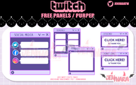 artist:jenihara psd tos:modification_prohibited twitch_panel // 800x500 // 120KB